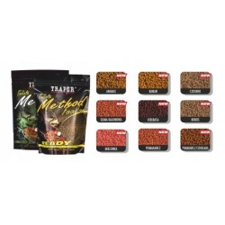 Pellet Ready nawilżony MORWA CZERWONA 2mm 0,5kg Traper 04275