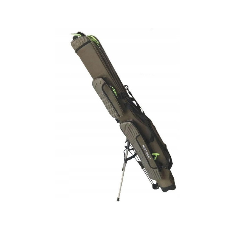 POKROWIEC 140cm NA 3 WĘDKI ZE STELAŻEM MISTRALL