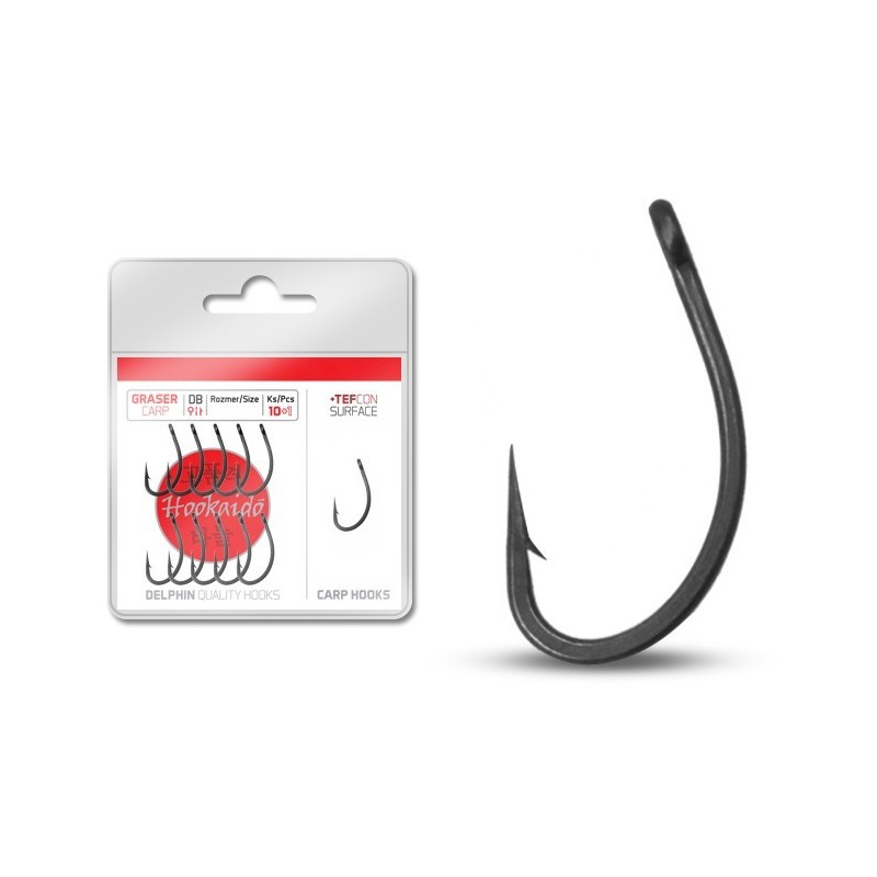 Haczyk Delphin HKD GRASER tefcon / 10+1szt veľ.4 622715004