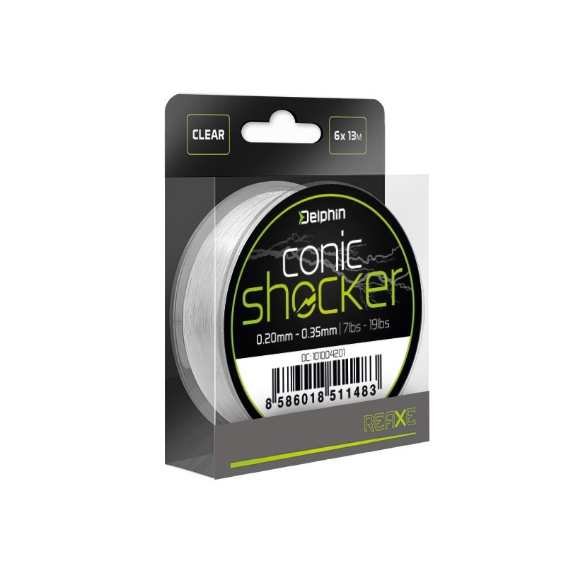 Przypon strzałowy Delphin Conic SHOCKER REAXE / 6x13m 101004201