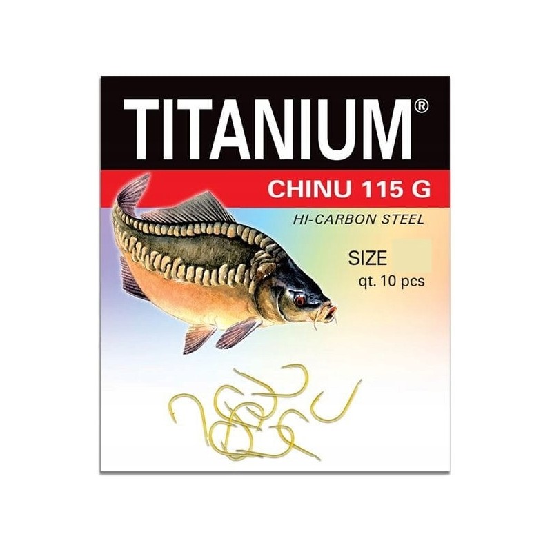 HACZYKI ROBINSON TITANIUM CHINU 10szt ROZM.2 02-P-115G-02