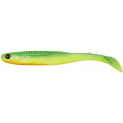 Przynęta KILLER NA SANDACZA Savage Gear Slender Scoop Shad 13cm 12g GREEN YELLOW 74271