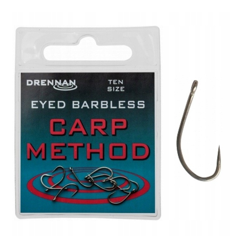 Haczyki Drennan Carp Method Bezzadziorowe Roz.12  69-024-012