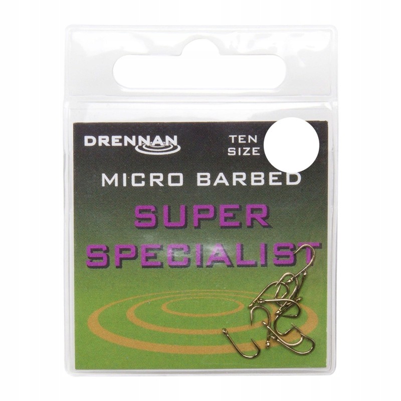 Haczyki Drennan Super Specialist srebrne 8 69-015-008