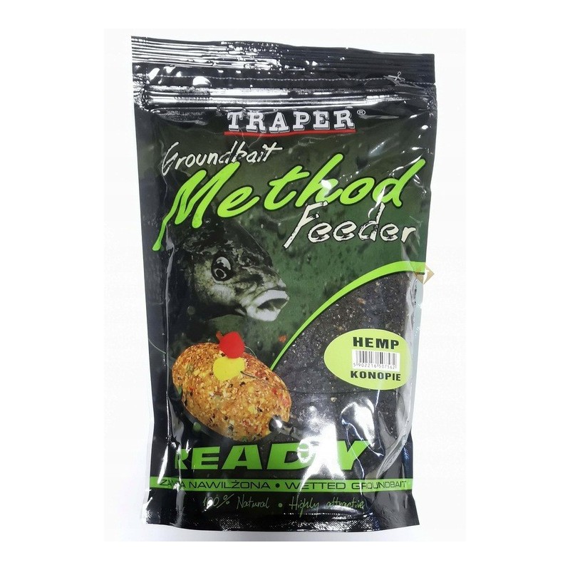 Gotowa Zanęta Traper Method Feeder Ready - Konopie 750g 00255