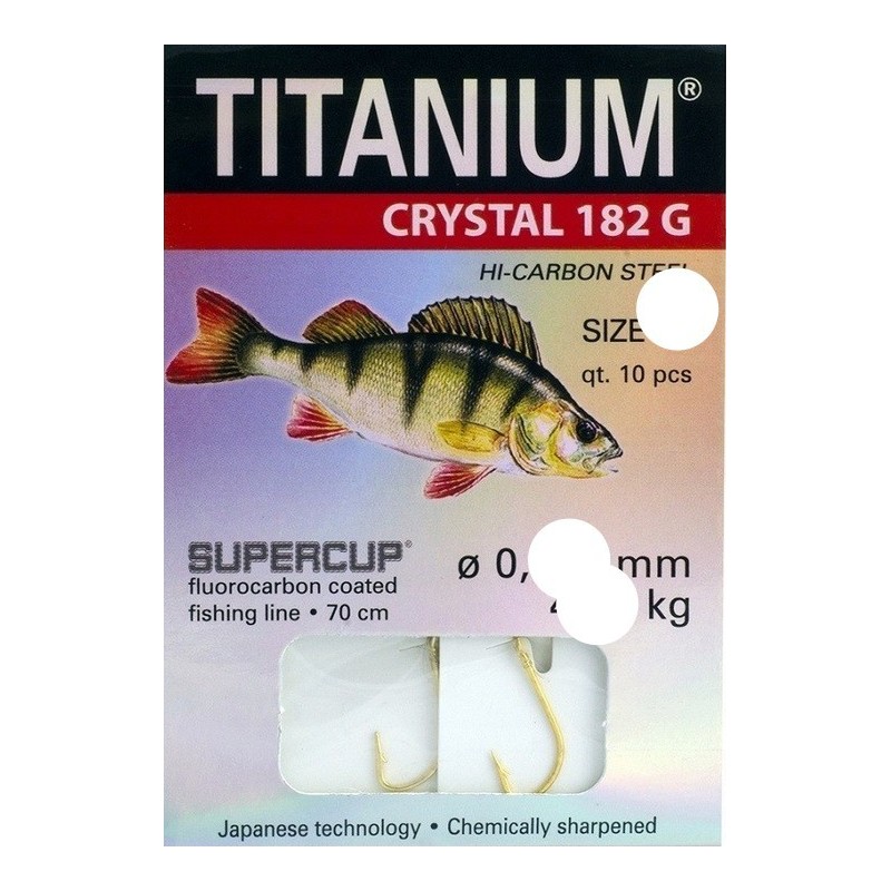 Robinson Gotowe Przypony CRYSTAL r.4 0.19mm 182G 01-S-182G-04