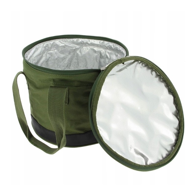 Kuferek/ wiaderko izolowane zapinane na zamek NGT FLA-BAITBIN-325