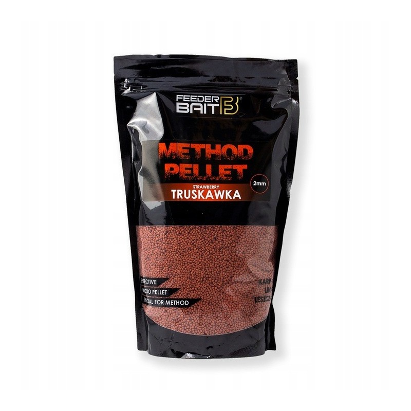 Feeder Bait Method Pellet 2mm Truskawka 800g FB11-12