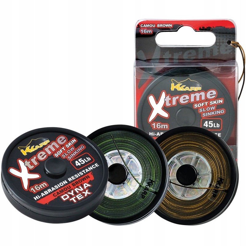 K-KARP DT XTREME SOFT 35lb CAMO BROWN PLECIONKA W OTULINIE 198-80-135
