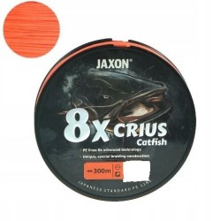 Plecionka sumowa Jaxon Crius 8X Catfish 0.45mm 300m 80kg POMARANCZOWA ZJ-CVE045