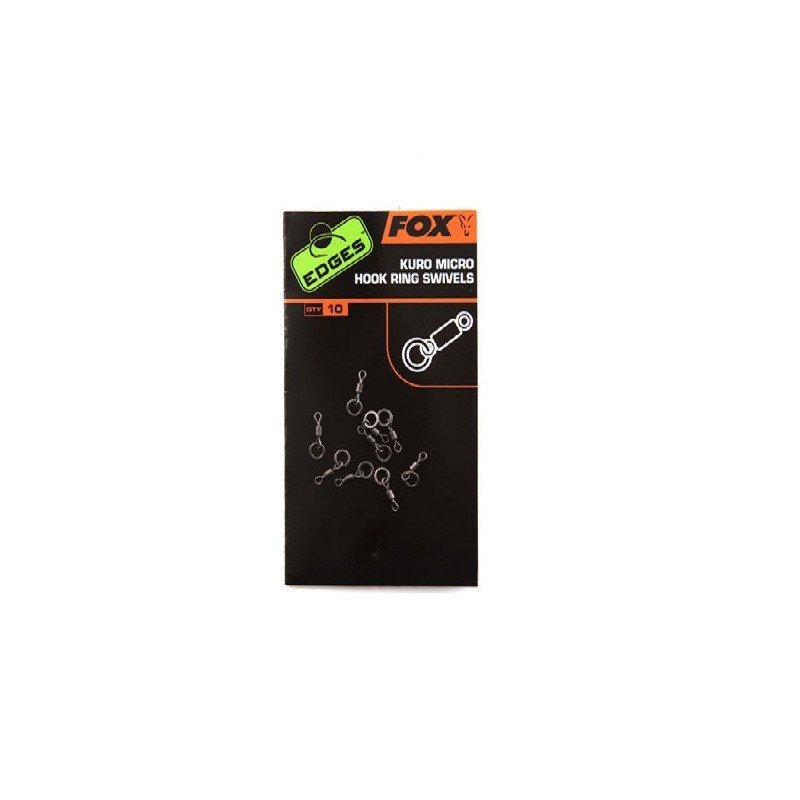 EDGES FOX KURO MICRO HOOK RING SWIVELS CAC586