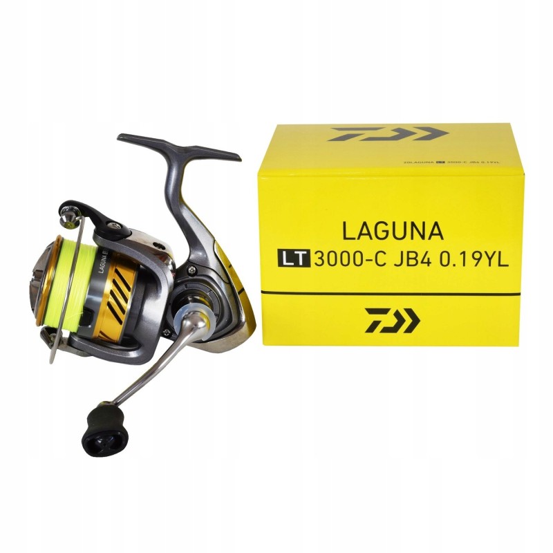 Kołowrotek Daiwa Laguna LT3000-C 3BB/1RB z plecionką JB4 0.19mm 10502-300