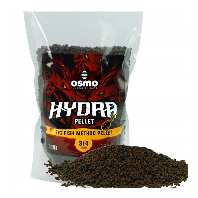 Pellet Osmo Hydra Big Fish Method Feeder 3/4mm 0.8kg NOWOSC  Na duze RYBY