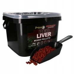 Starbaits Red Liver Pellets Mixed 3-6mm 2kg  33861