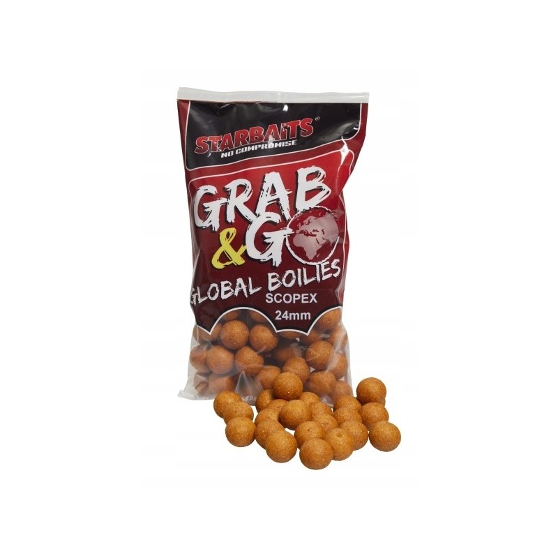 Kulki PROTEINOWE Starbaits Grab Go Global 1kg 24mm SCOPEX 17163