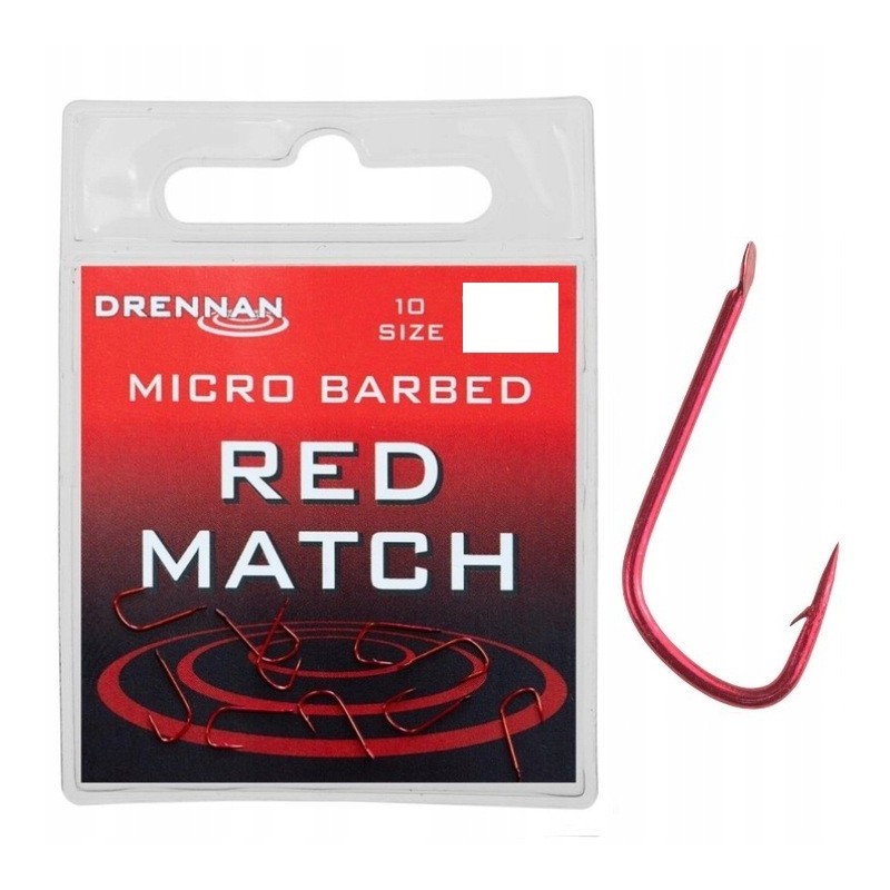 Haczyki Drennan Red Match 14 Na Ochotkę Feeder 10SZT HSRM014