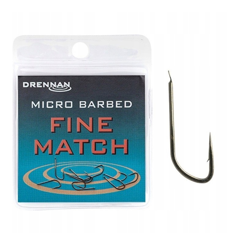 Haczyki Drennan Fine Match rozmiar R 20 69-001-020