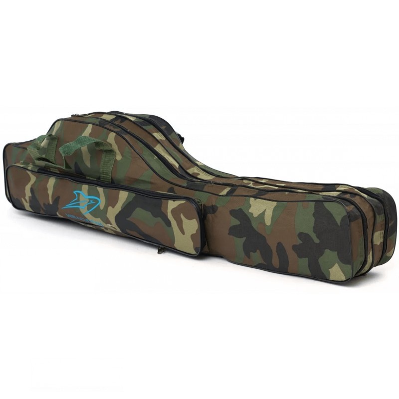 POKROWIEC NA WĘDKI 2 KOMORY 130 cm boczna kieszeń