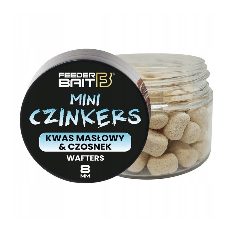 Przynęta Feeder Bait Mini Czinkers 8mm Kwas Masłowy & Czosnek 25ml FB42-7