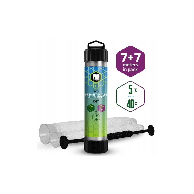 Zestaw Siatka PVA Delphin n'tastic 2w1 7m+7m, 25+35mm - Szybko rozpuszczalnA 101003058