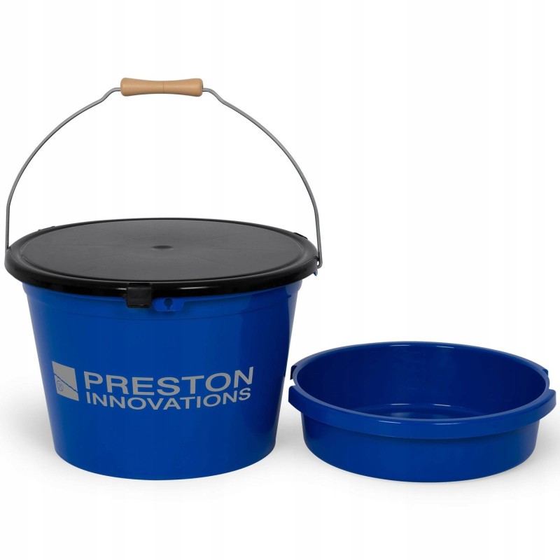 Zestaw Preston Wiadro Na Zanętę + Miska + Pokrywka 18 Litrów P0220188