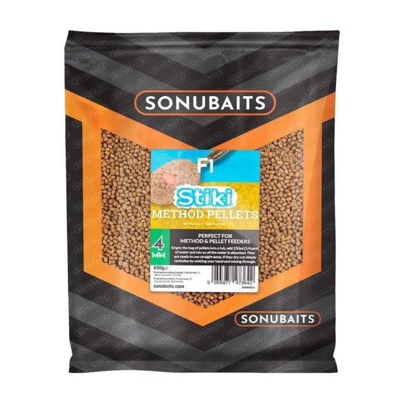 Sonubaits PELLET STIKI F1 METHOD 4mm  650g S1800014