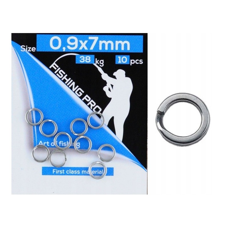 0,9x7mm 38kg Kółka łącznikowe Ekstra Mocne Kute Strong AJ-KX07