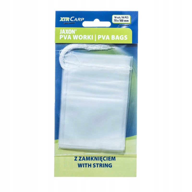 Worek pva ze sznurkiem 70x100mm 1opakowanie 10szt. LC-PVA051