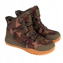 Buty Wędkarskie Fox Khaki Camo Mid Boot V2 Nr 45 (11) Trekingowe Wodoodporne CFW178