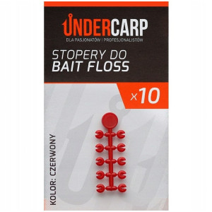 UnderCarp Stopery do Bait Floss czerwony UC402