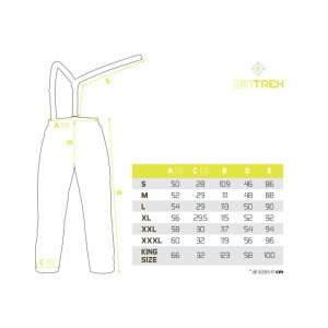 Spodnie Delphin WinTREK XXXL 101006030