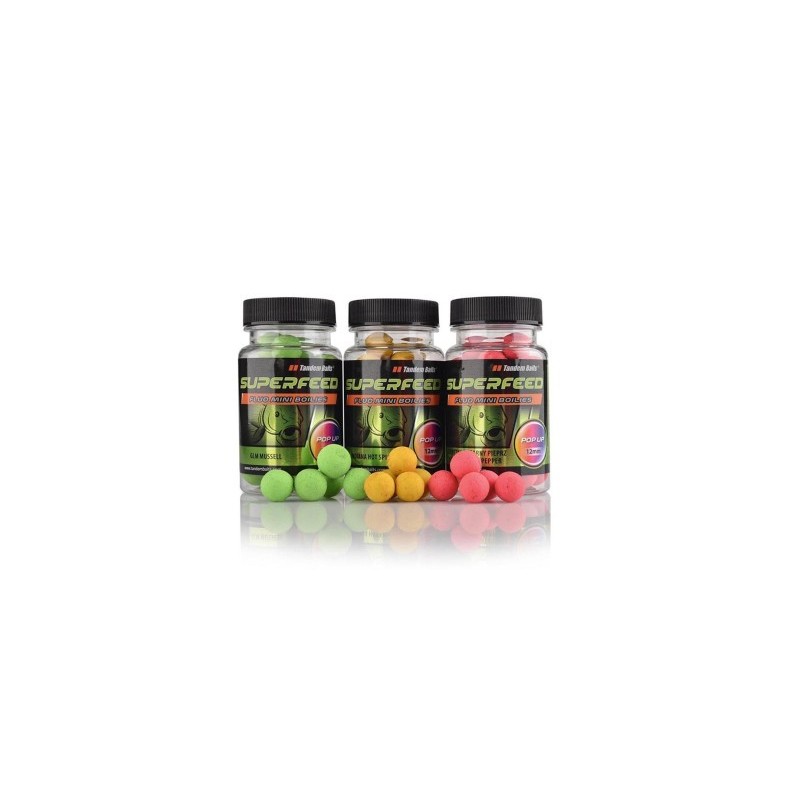 SUPERFEED FLUO MINI POP UP 12mm/35g RED KRILL