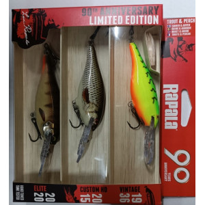 RAPALA ZESTAW PRZYNĘT SPINNINGOWYCH WOBLER na 90-lecie R90SRMDBRT
