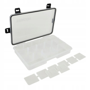 DRAGON Pudełko  wodoszczelne na przynęty z przegródkami 27.5x18x5cm 68-05-002