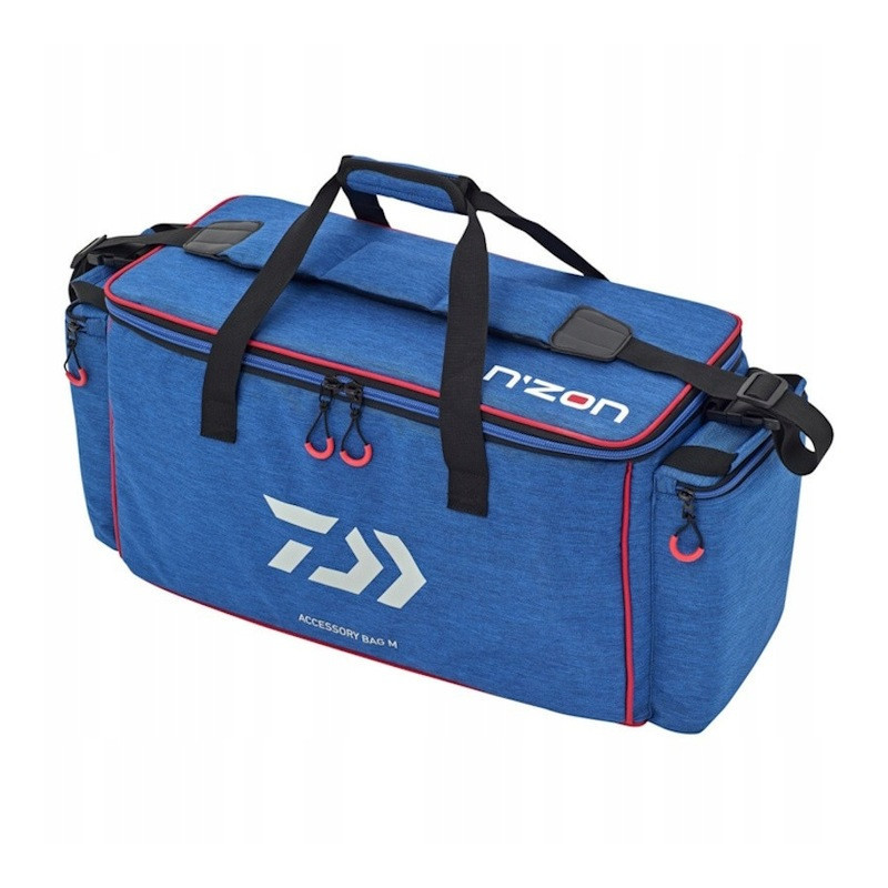 Torba Wędkarska Na Sprzęt Akcesoria Daiwa N'Zon Accessory Bag M 68x30x26cm 13304-002
