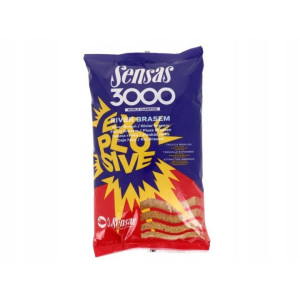 SENSAS 3000 ZANĘTA EXPLOSIVE RIVER BRASEM 1KG 64652