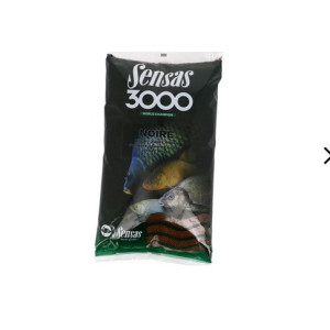 Zanęta Sensas Noire 3000 1kg na zimną wodę płoć 00201