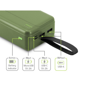 Powerbank Delphin PoweriX / 27 000 mAh 27 000 mAh 101005995