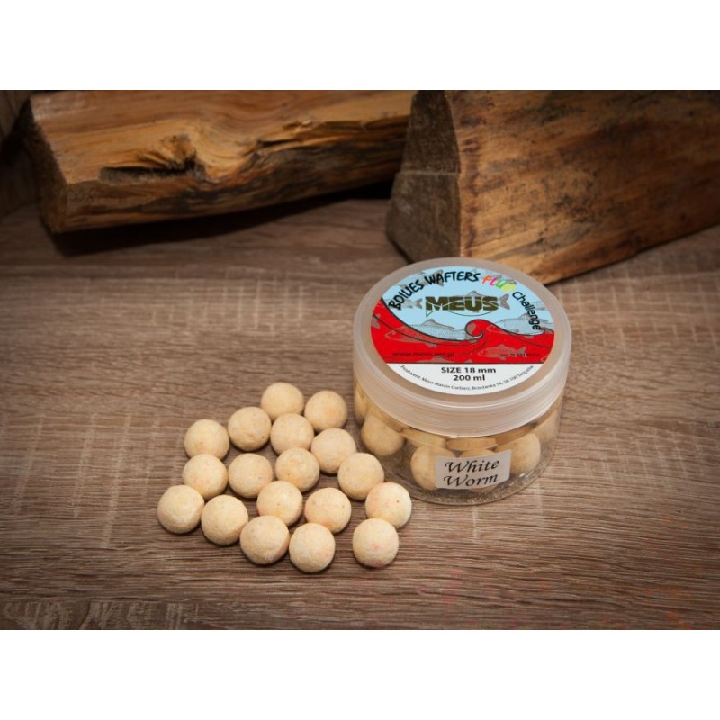 Meus Kulki Fluo Wafters White Worm 18mm