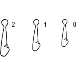 AGRAFKA HOOK 0 10KG - 10 SZT.