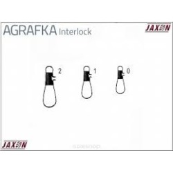 Agrafka wędkarska Interloc 10szt AJ-AG10202C roz.2