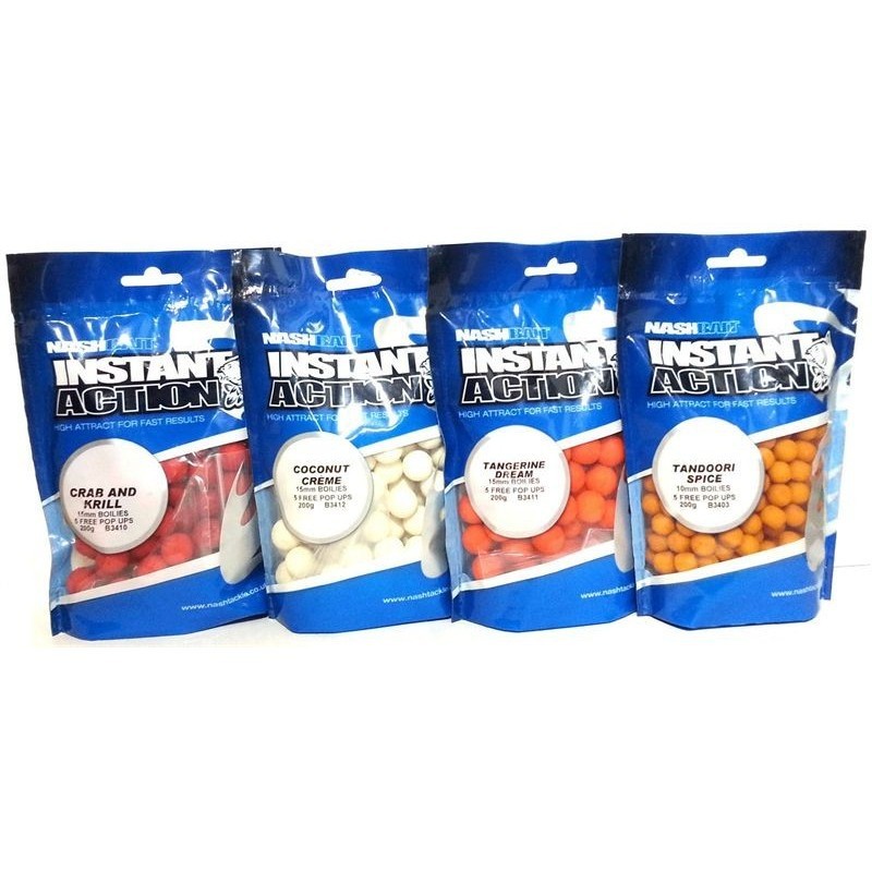 Nash Instant Action 15mm 200grm Squid & Krill B3419