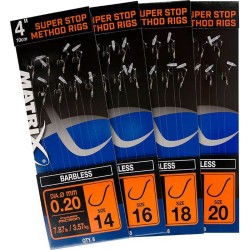 Fox Matrix Przypon z Haczykiem 4" Carp Rigger Method Rigs r.20 8szt GRR012