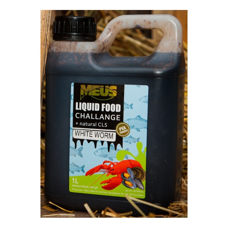 Zalewa Meus Challenge Liquid Food  White Worm  1 litr  LFCHWW1
