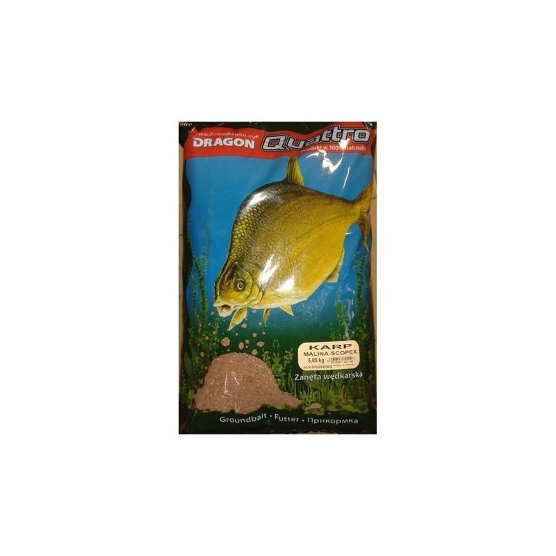 Zaneta karp malina scopex 5 kg Dragon Quattro