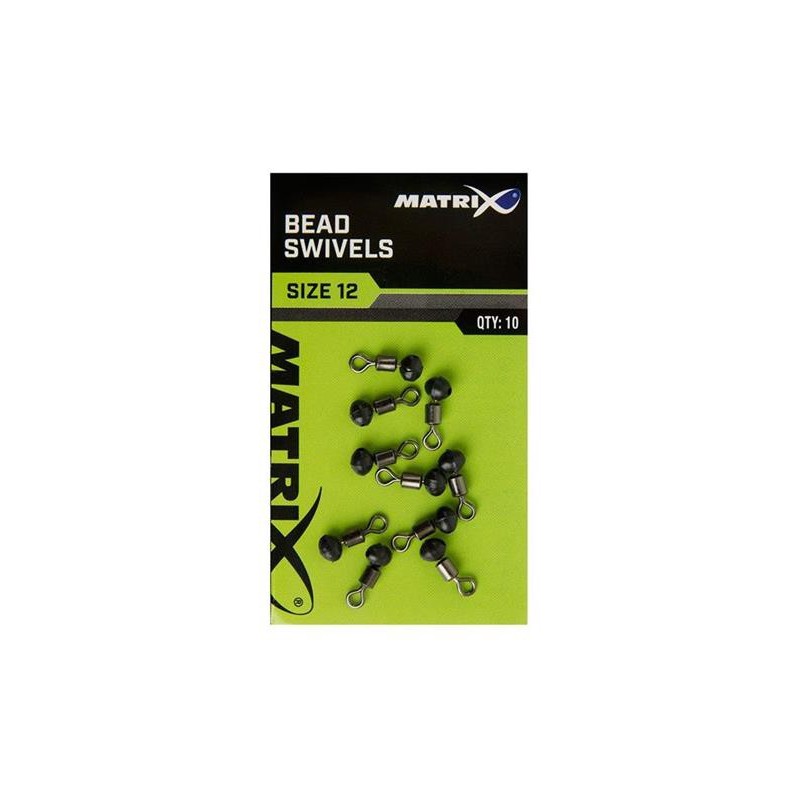 Bead Swivels - Nr.12 - Matrix - Krętlik z Stoperem Łącznik - Op. 10szt.