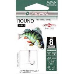 haczyk sensual  - ROUND Z ZADZIORAMI NR 8 BN  0.20 MM  50 CM