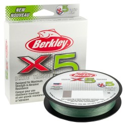Berkley X5 Braid Low-Vis Green 150m 0,06 mm 6,4KG