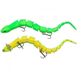 3D Snake 20cm -25g 03 - Green Fluo Savage Gear 62009