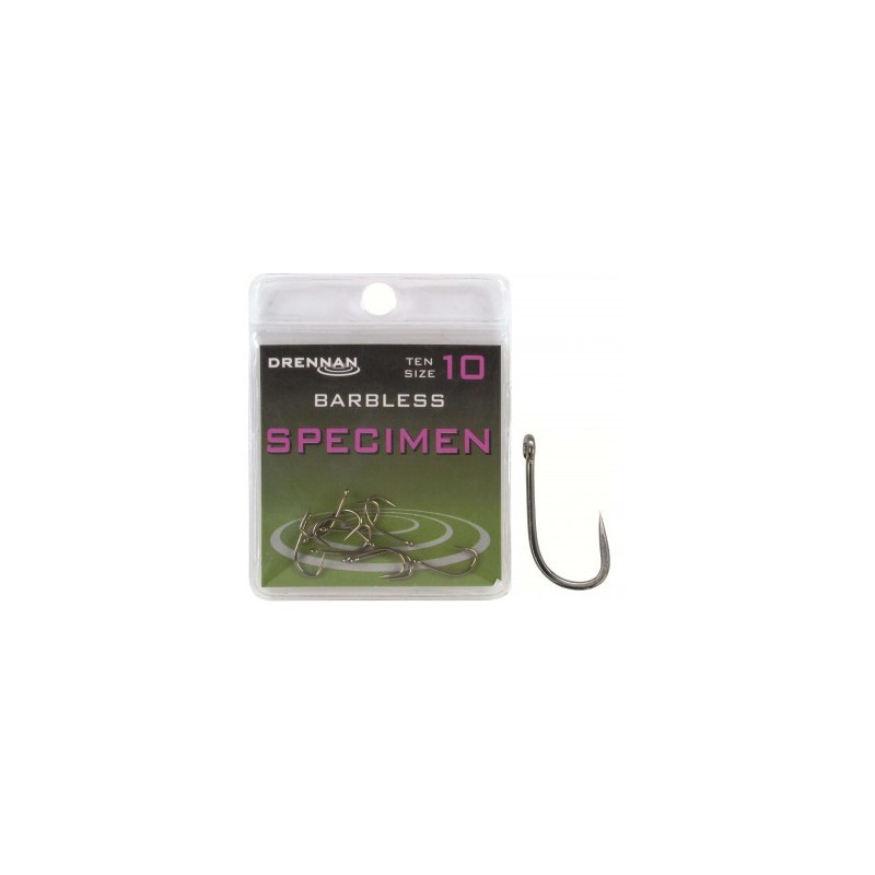 Haczyki Specimen bezzadziorowy nr 6 Drennan